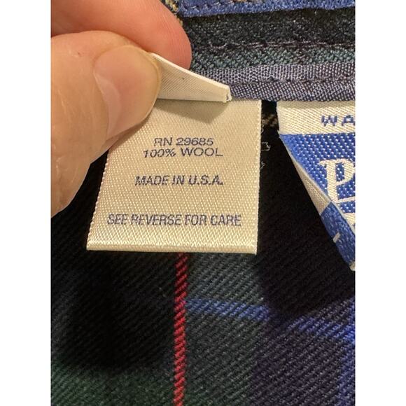 Vtg Pendleton Wool Plaid Pleated Skirt Sz 14 Signature Tartan Academia USA Made - Picture 5 of 7